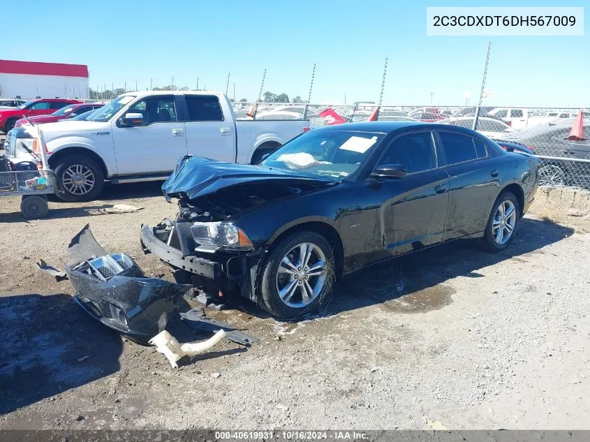 2013 Dodge Charger R/T VIN: 2C3CDXDT6DH567009 Lot: 40619931