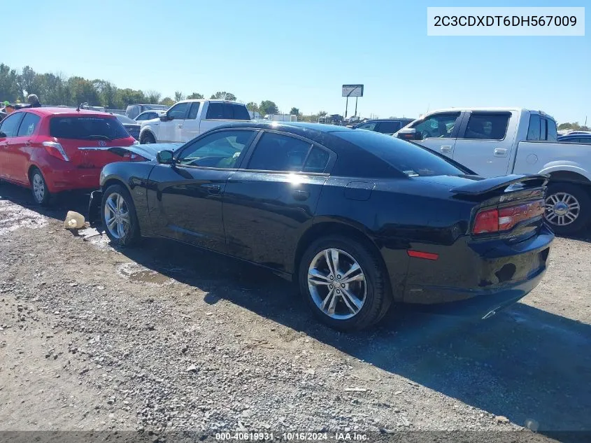 2013 Dodge Charger R/T VIN: 2C3CDXDT6DH567009 Lot: 40619931