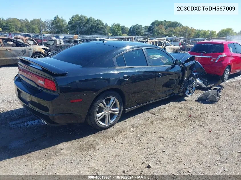 2013 Dodge Charger R/T VIN: 2C3CDXDT6DH567009 Lot: 40619931