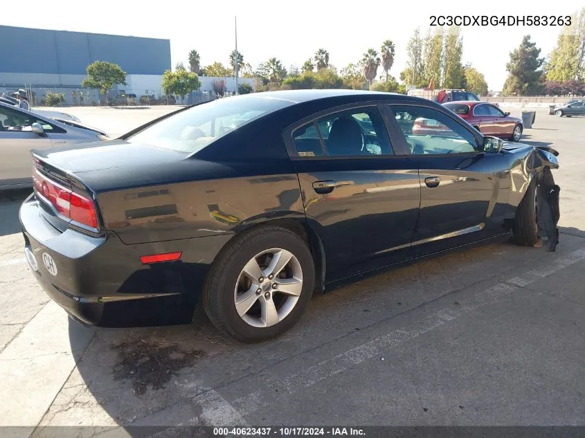 2013 Dodge Charger Se VIN: 2C3CDXBG4DH583263 Lot: 40623437