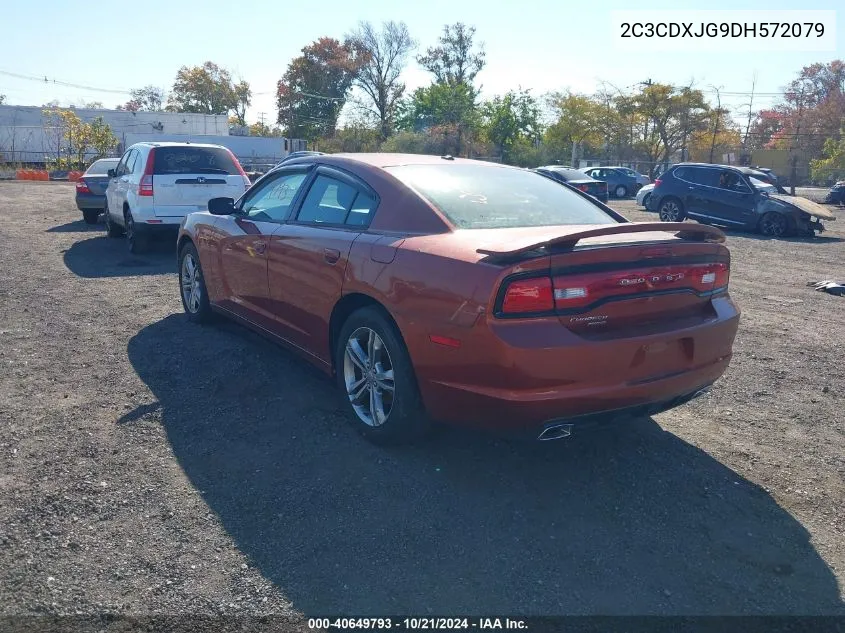 2013 Dodge Charger Sxt VIN: 2C3CDXJG9DH572079 Lot: 40649793