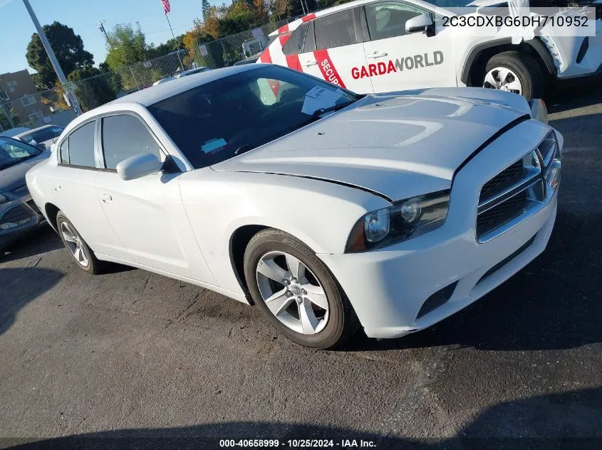 2013 Dodge Charger Se VIN: 2C3CDXBG6DH710952 Lot: 40658999