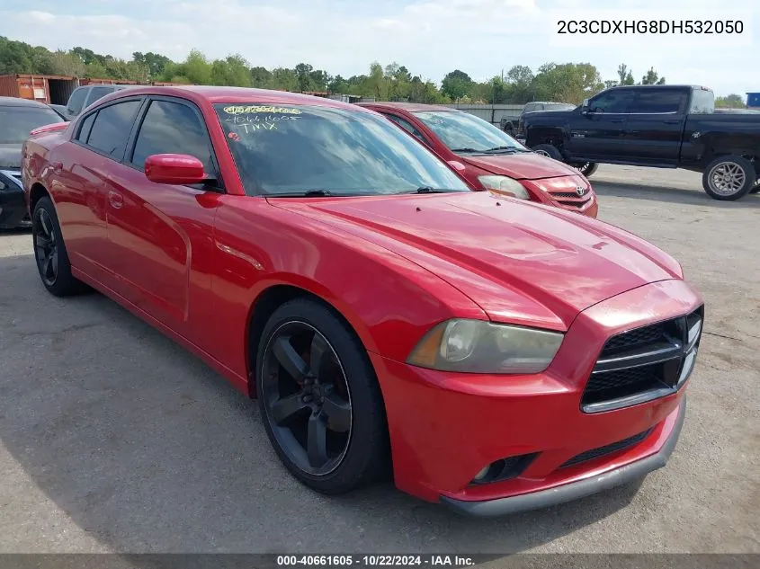 2013 Dodge Charger Sxt VIN: 2C3CDXHG8DH532050 Lot: 40661605