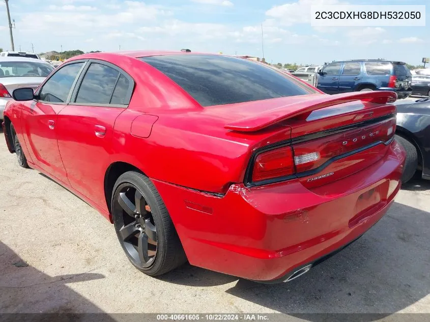 2013 Dodge Charger Sxt VIN: 2C3CDXHG8DH532050 Lot: 40661605