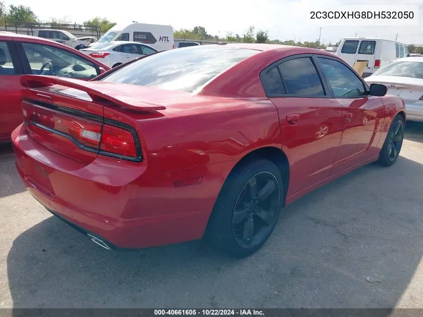 2013 Dodge Charger Sxt VIN: 2C3CDXHG8DH532050 Lot: 40661605