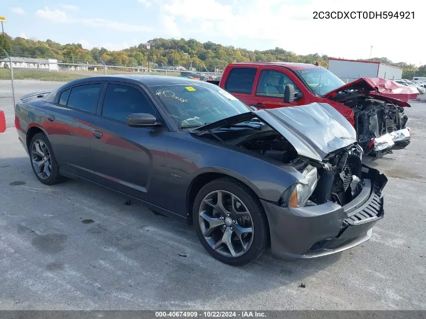 2013 Dodge Charger Road/Track VIN: 2C3CDXCT0DH594921 Lot: 40674909