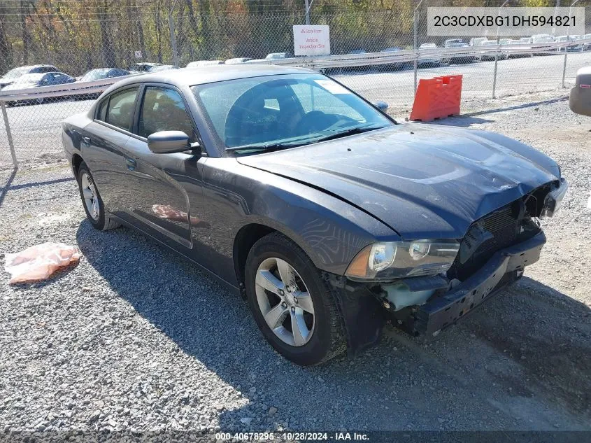 2013 Dodge Charger Se VIN: 2C3CDXBG1DH594821 Lot: 40678295