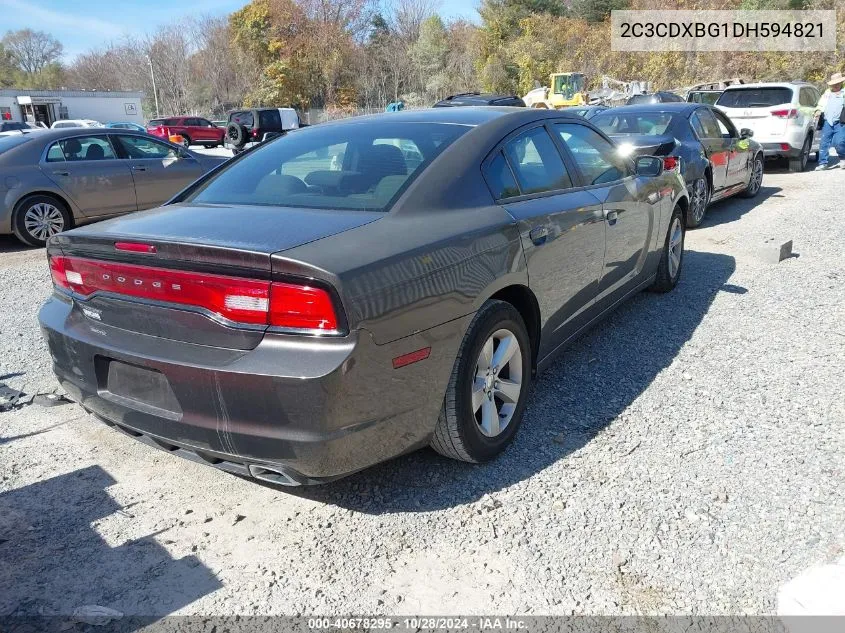 2013 Dodge Charger Se VIN: 2C3CDXBG1DH594821 Lot: 40678295