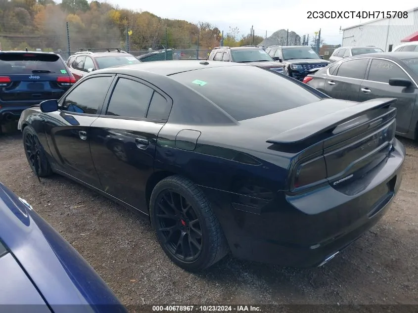 2013 Dodge Charger R/T VIN: 2C3CDXCT4DH715708 Lot: 40678967