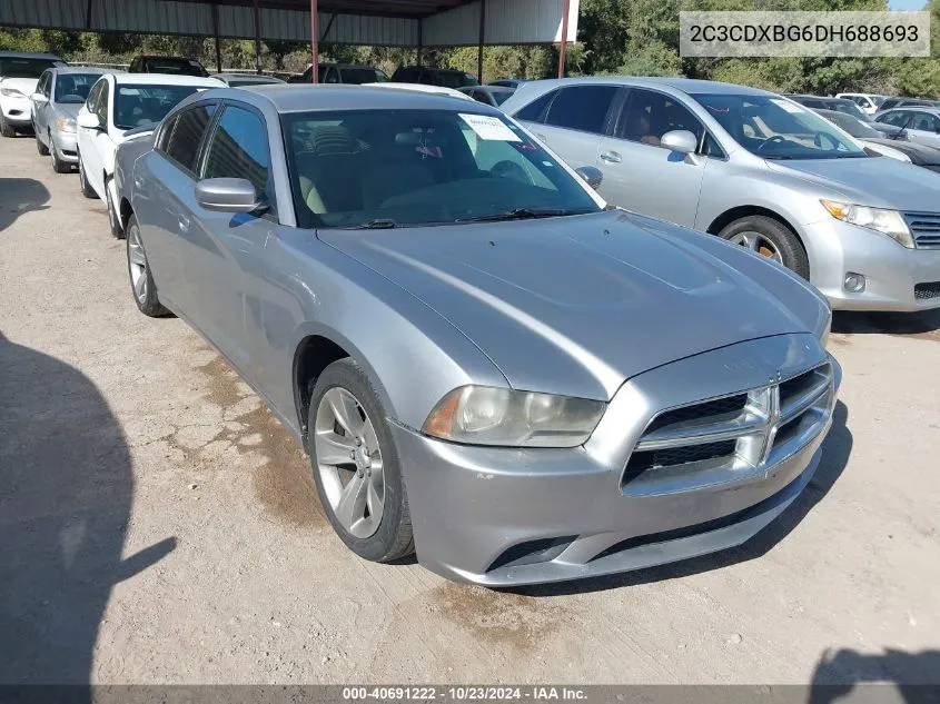 2013 Dodge Charger Se VIN: 2C3CDXBG6DH688693 Lot: 40691222