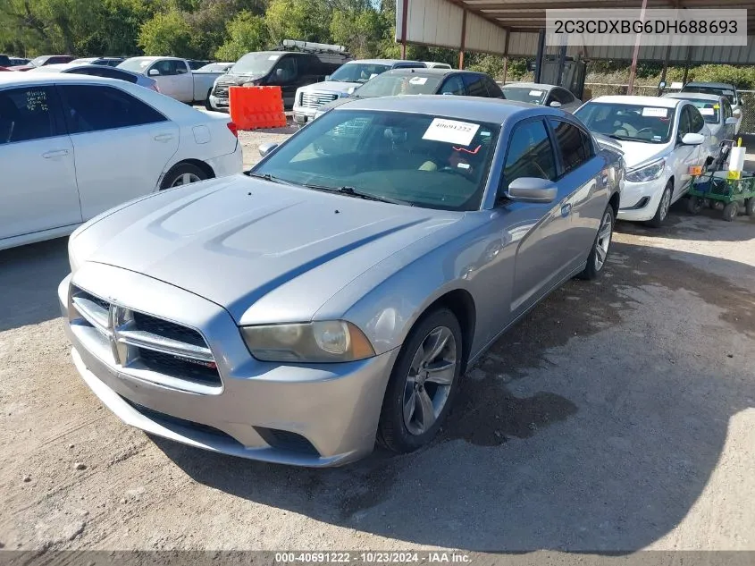 2013 Dodge Charger Se VIN: 2C3CDXBG6DH688693 Lot: 40691222