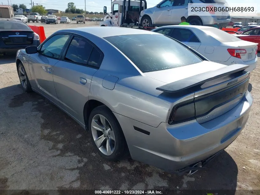 2013 Dodge Charger Se VIN: 2C3CDXBG6DH688693 Lot: 40691222