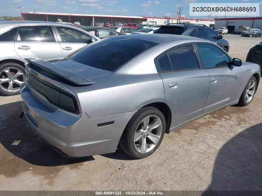 2013 Dodge Charger Se VIN: 2C3CDXBG6DH688693 Lot: 40691222