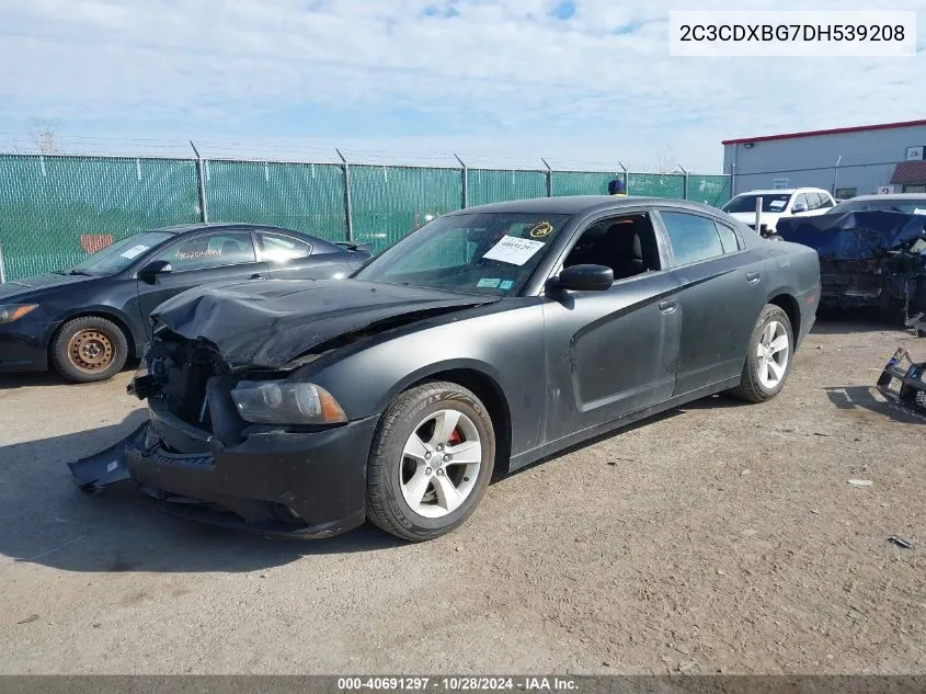 2013 Dodge Charger Se VIN: 2C3CDXBG7DH539208 Lot: 40691297