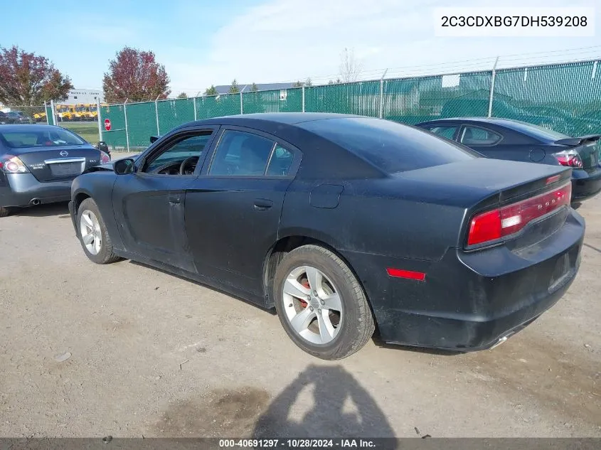 2013 Dodge Charger Se VIN: 2C3CDXBG7DH539208 Lot: 40691297