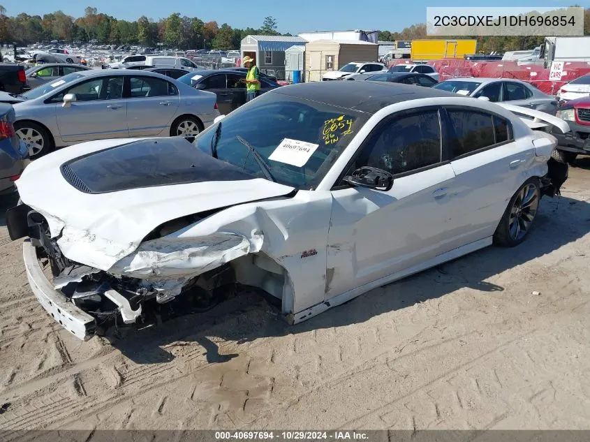 2013 Dodge Charger Srt8 VIN: 2C3CDXEJ1DH696854 Lot: 40697694