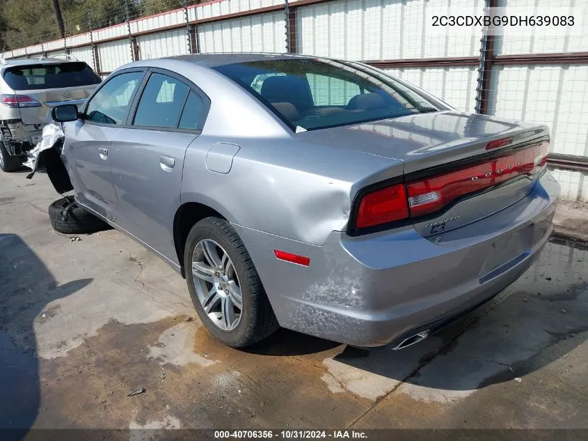 2013 Dodge Charger Se VIN: 2C3CDXBG9DH639083 Lot: 40706356