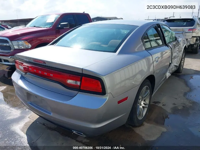 2013 Dodge Charger Se VIN: 2C3CDXBG9DH639083 Lot: 40706356