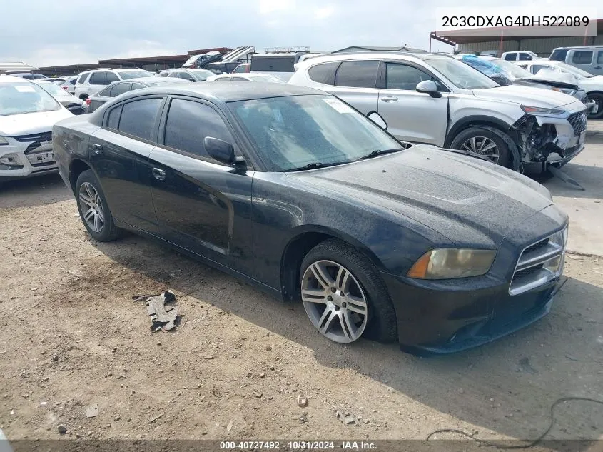 2013 Dodge Charger Police VIN: 2C3CDXAG4DH522089 Lot: 40727492