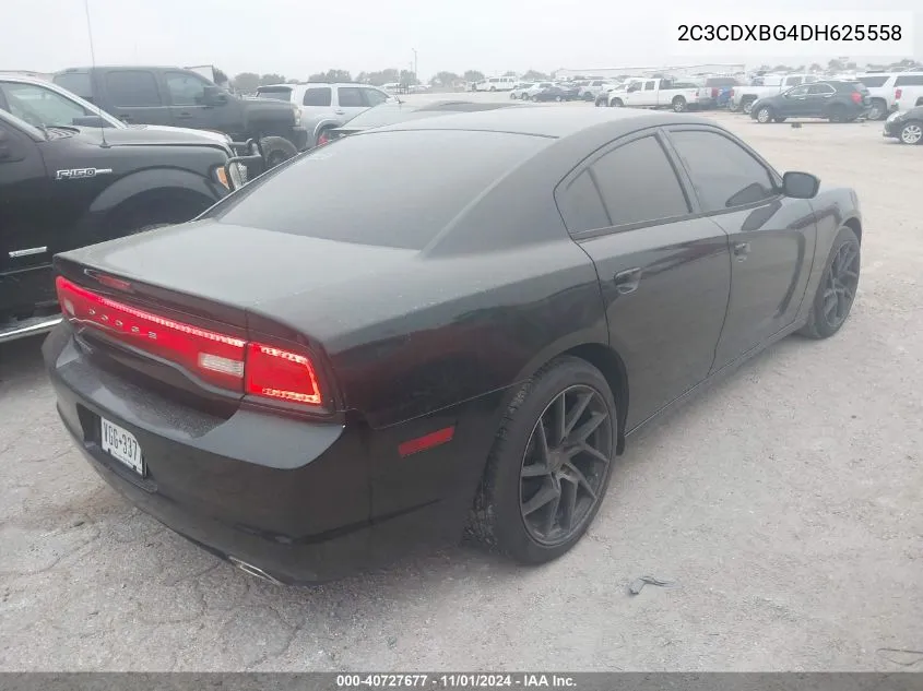 2013 Dodge Charger Se VIN: 2C3CDXBG4DH625558 Lot: 40727677