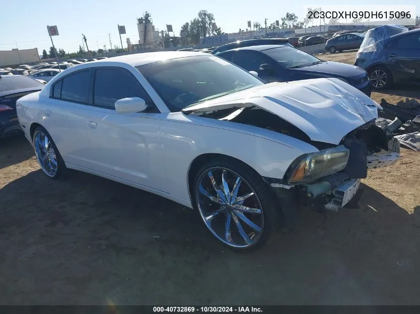 2013 Dodge Charger Sxt VIN: 2C3CDXHG9DH615096 Lot: 40732869