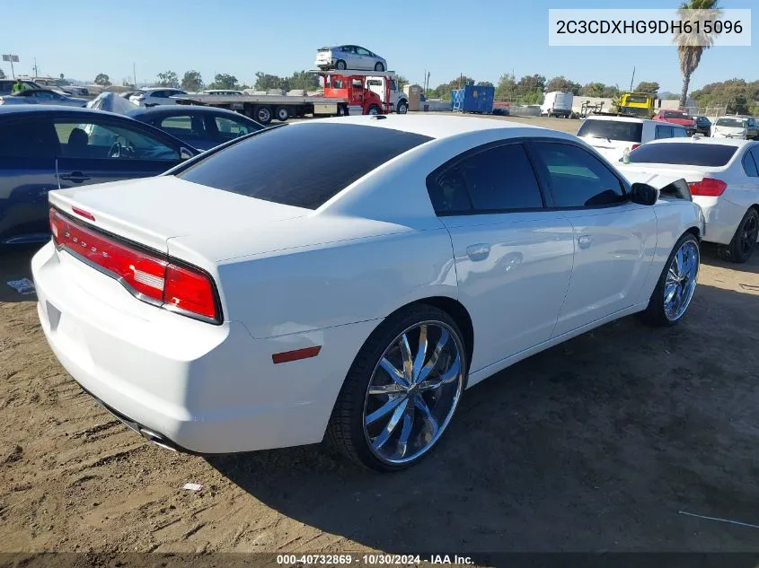 2013 Dodge Charger Sxt VIN: 2C3CDXHG9DH615096 Lot: 40732869