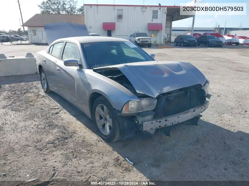 2013 Dodge Charger Se VIN: 2C3CDXBG0DH579503 Lot: 40734523