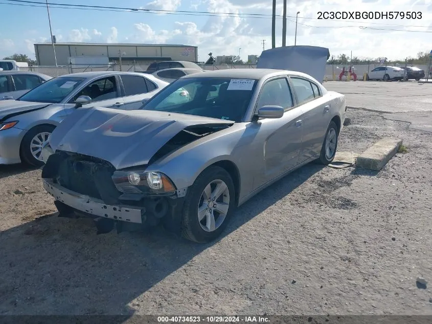 2013 Dodge Charger Se VIN: 2C3CDXBG0DH579503 Lot: 40734523