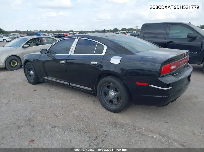 2013 Dodge Charger Police VIN: 2C3CDXAT6DH521779 Lot: 40740683