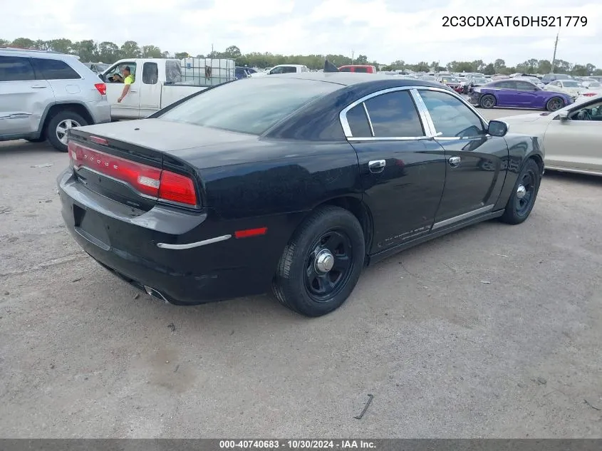 2013 Dodge Charger Police VIN: 2C3CDXAT6DH521779 Lot: 40740683