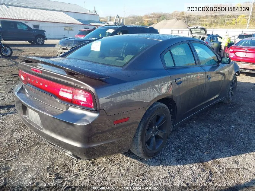 2013 Dodge Charger Se VIN: 2C3CDXBG5DH584339 Lot: 40746577