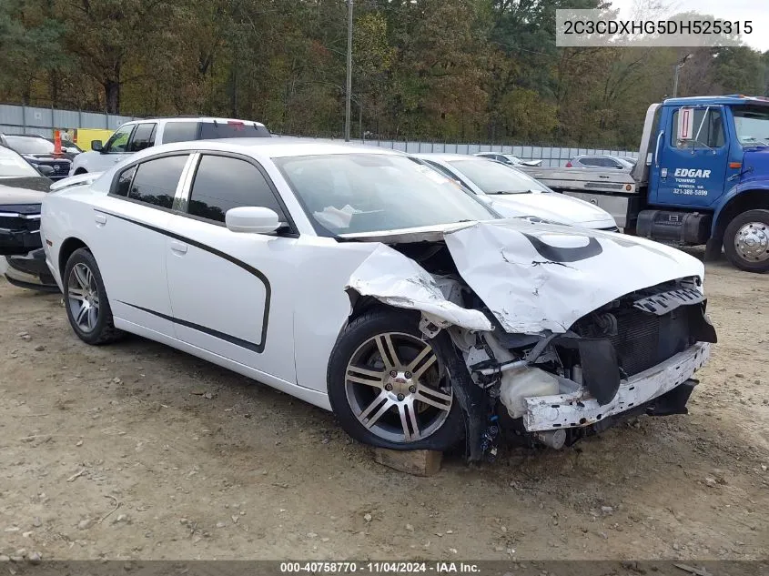 2013 Dodge Charger Sxt VIN: 2C3CDXHG5DH525315 Lot: 40758770