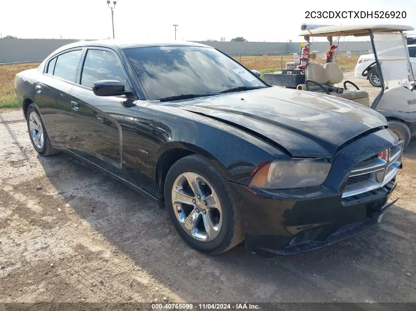 2013 Dodge Charger R/T Plus VIN: 2C3CDXCTXDH526920 Lot: 40765099