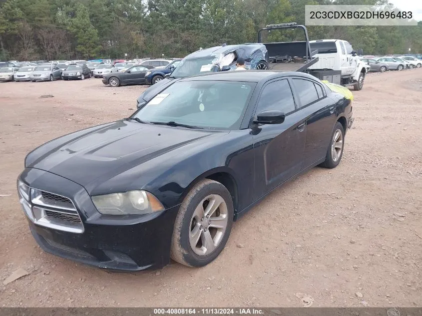 2013 Dodge Charger Se VIN: 2C3CDXBG2DH696483 Lot: 40808164