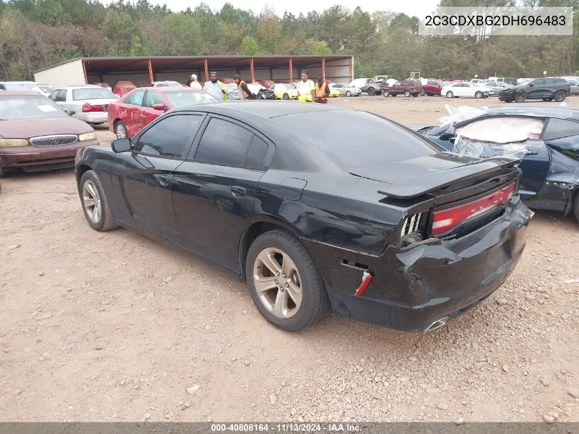 2013 Dodge Charger Se VIN: 2C3CDXBG2DH696483 Lot: 40808164