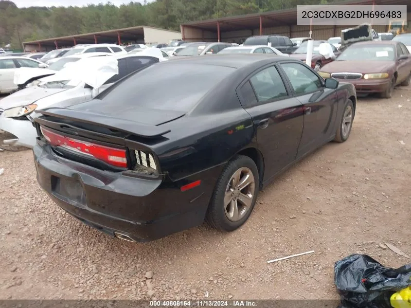 2013 Dodge Charger Se VIN: 2C3CDXBG2DH696483 Lot: 40808164