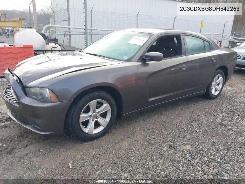 2013 Dodge Charger Se VIN: 2C3CDXBG8DH542263 Lot: 40816564