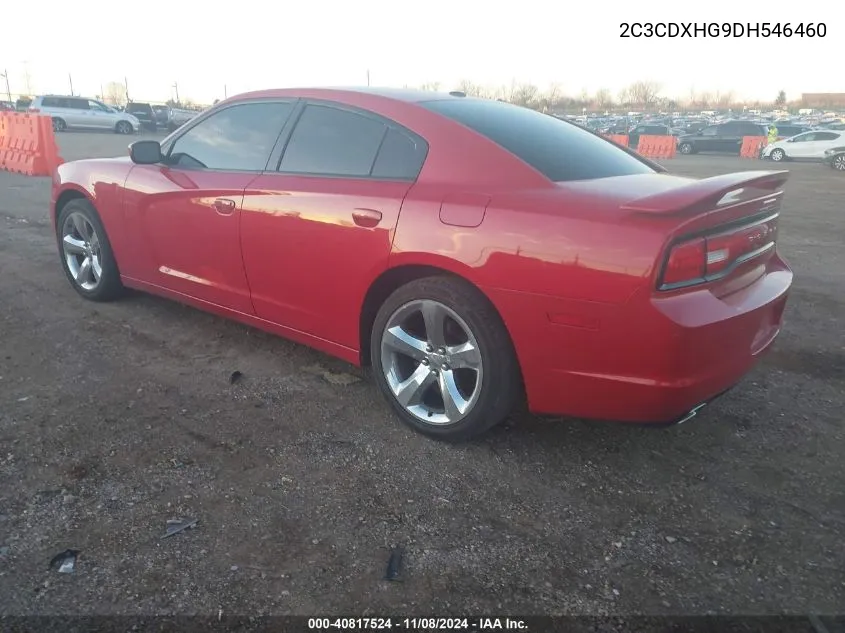 2013 Dodge Charger Sxt Plus VIN: 2C3CDXHG9DH546460 Lot: 40817524