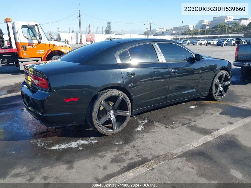 2013 Dodge Charger Se VIN: 2C3CDXBG3DH539660 Lot: 40824133