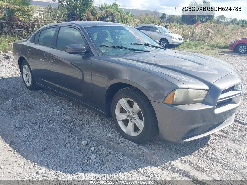 2013 Dodge Charger Se VIN: 2C3CDXBG6DH624783 Lot: 40827220