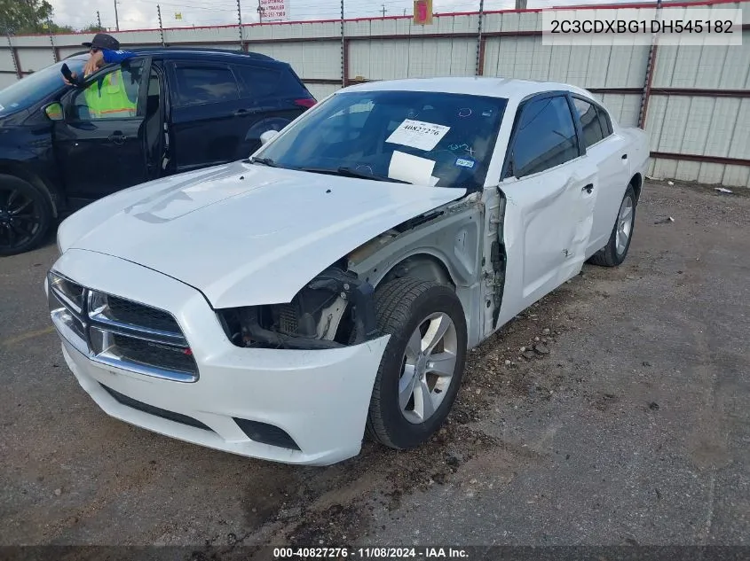 2013 Dodge Charger Se VIN: 2C3CDXBG1DH545182 Lot: 40827276