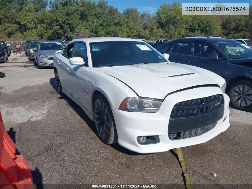 2013 Dodge Charger Srt8 VIN: 2C3CDXEJ0DH675574 Lot: 40831251