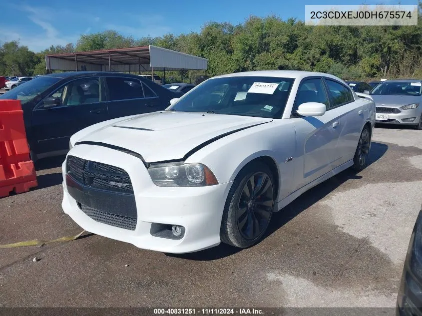 2013 Dodge Charger Srt8 VIN: 2C3CDXEJ0DH675574 Lot: 40831251