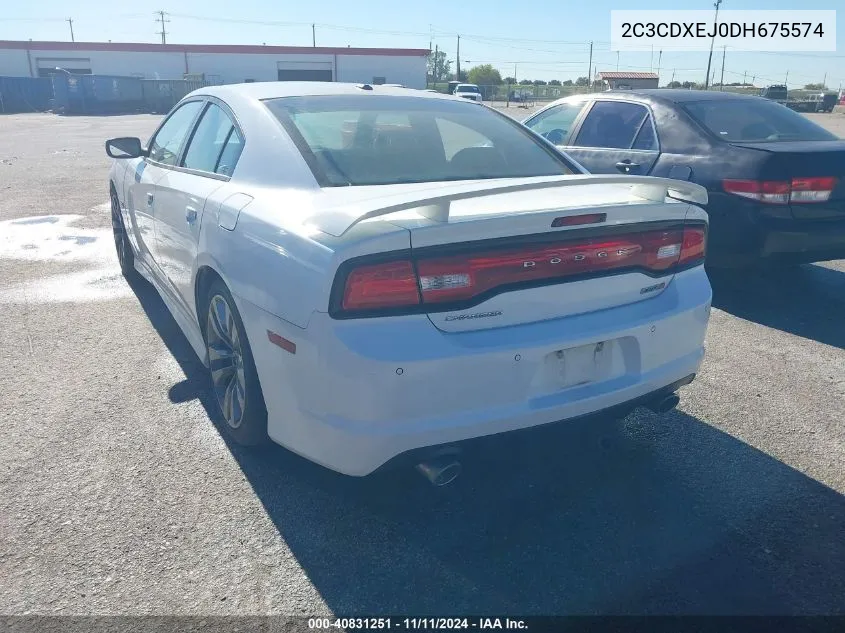 2013 Dodge Charger Srt8 VIN: 2C3CDXEJ0DH675574 Lot: 40831251