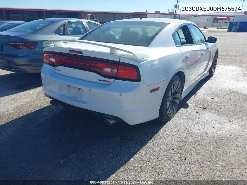 2013 Dodge Charger Srt8 VIN: 2C3CDXEJ0DH675574 Lot: 40831251