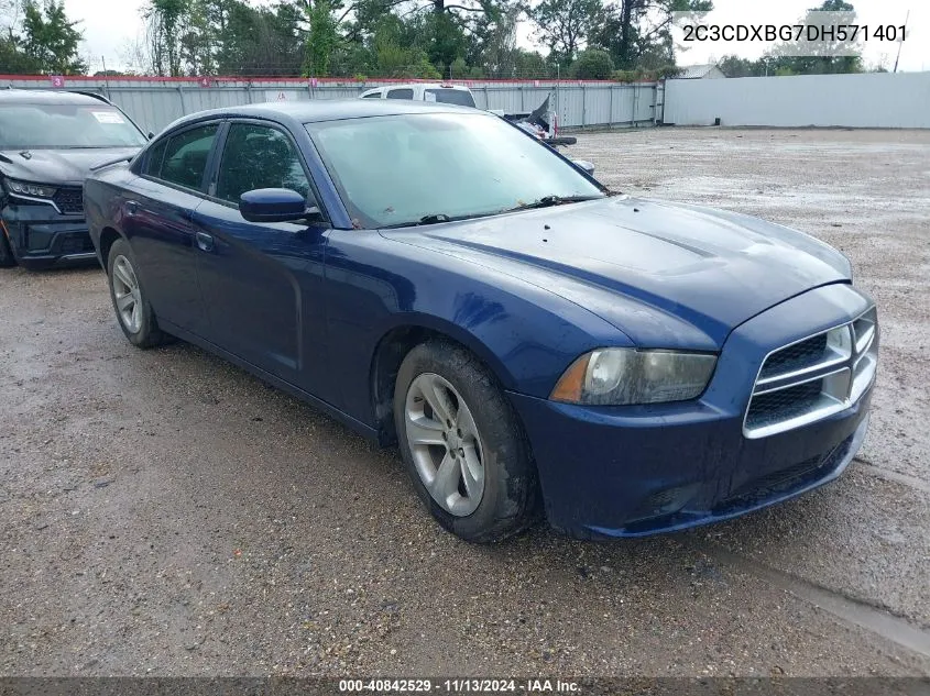 2013 Dodge Charger Se VIN: 2C3CDXBG7DH571401 Lot: 40842529