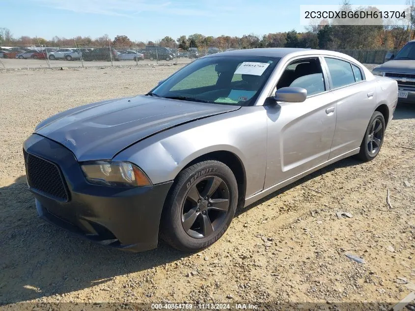 2013 Dodge Charger Se VIN: 2C3CDXBG6DH613704 Lot: 40854769