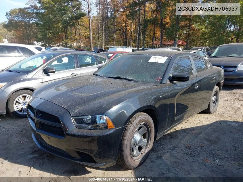 2C3CDXAGXDH706937 2013 Dodge Charger Police