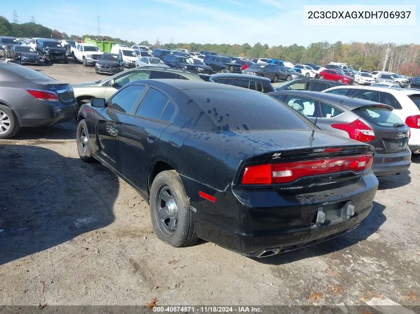 2C3CDXAGXDH706937 2013 Dodge Charger Police