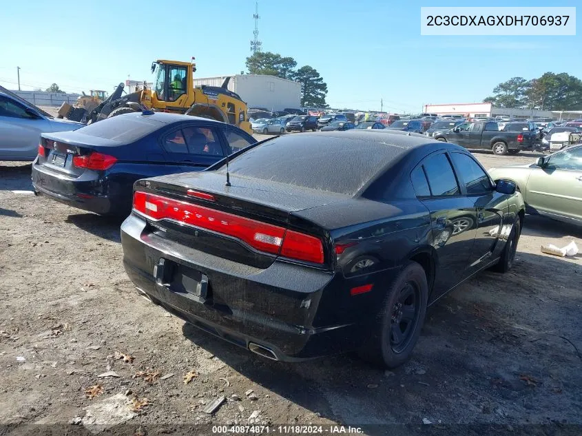 2C3CDXAGXDH706937 2013 Dodge Charger Police